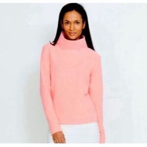 Dudley Stephens park slope fleece pink sweater Medium